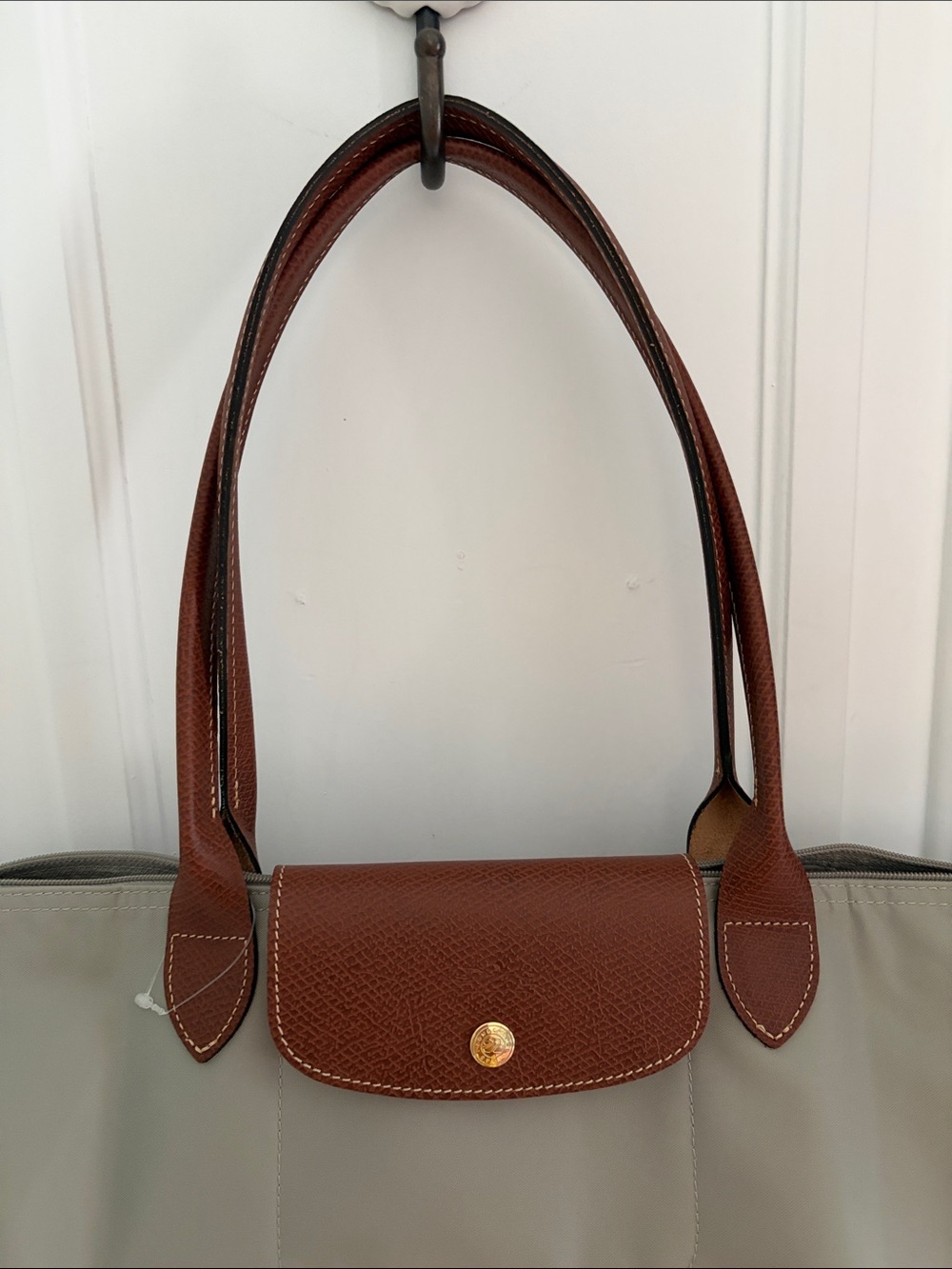NWOT Longchamp • Le Pliage Large Tote in Pebble - Picture 2 of 9